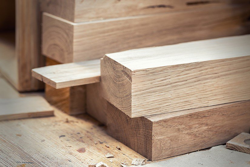 materiały drewniane