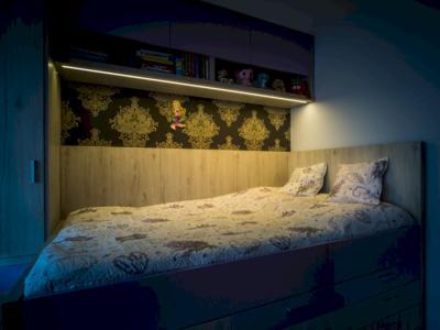 Oświetlenie LED nad łóżkiem dziecięcym Białystok ELMIR